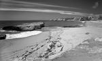 Hole in the Wall Beach - Black & White